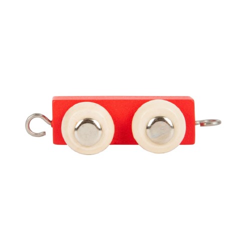Small foot red wooden train - small,