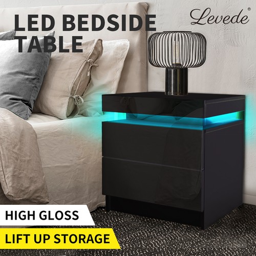 Levede bedside tables side - bedside,