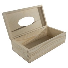 Rectangular Wooden Tissue