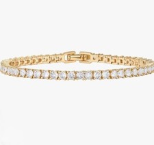 Gold Plated Tennis Bracelet