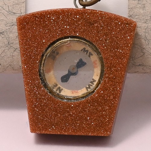Antique victorian goldstone - antique,