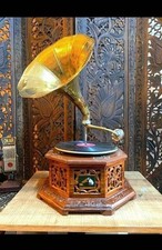 Antique working gramophone - antique,