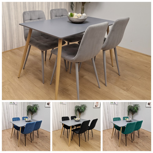 Grey wood dining - grey,