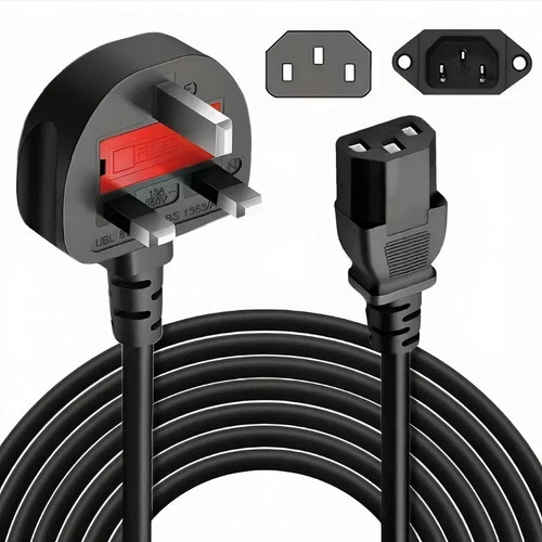 Pin power cable iec - 3, c13