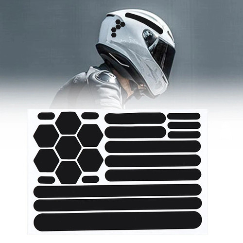 Motorcycle helmet reflective - motorcycle,