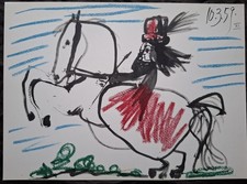 Pablo Picasso, Toros y Toreros - Colour offset  Lithograph 1961