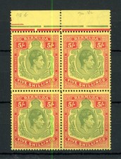 Bermuda 1938 5s p13 Keyplate