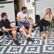 Caravan awning ground - caravan, sheet
