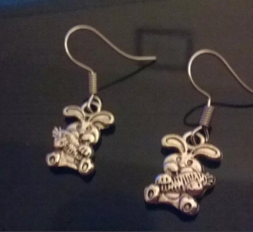 Bunny rabbit tibetan silver - rabbit,