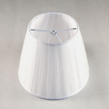 Modern Pleated White Organza