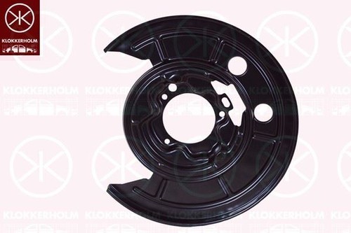 Rear left brake disc - disc, dust