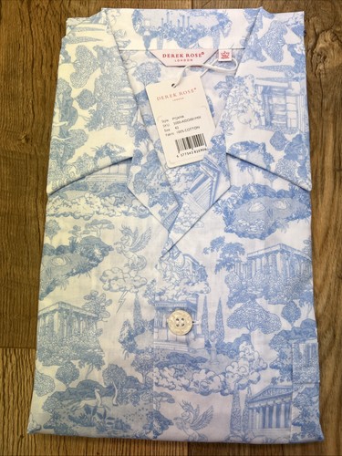 Mens derek rose cotton - cotton, pyjamas