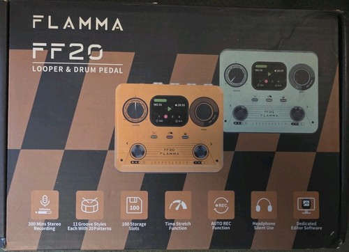 Flamma ff20 looper pedal drum - flamma,