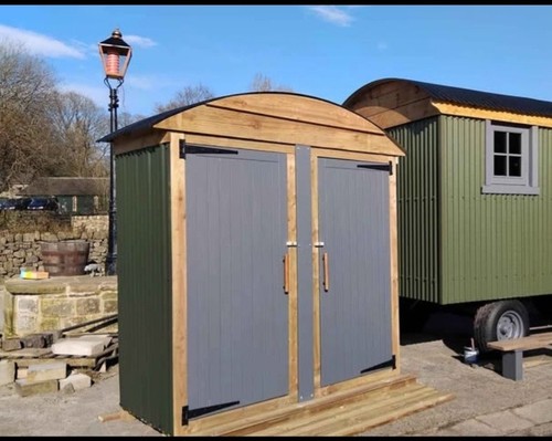 Shepherds hut garden shed - garden,