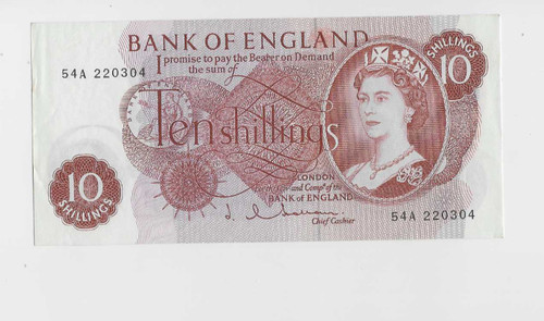 1963 bank england ten - of,