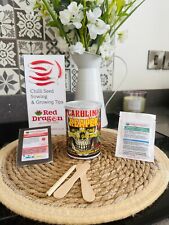 Grow a Reaper in a Tin - Carolina Reaper Grow Kit - 10 Fresh Reaper Seeds - Gift