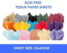 Present & Gift Wrapping Tissue Paper Sheets 18GSM - 35X45cm