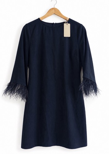 Coast navy sleeve feather - coast, 3/4