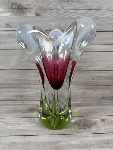 Art glass vase josef hospodka - glass,