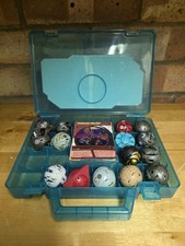 Bakugan Battle Brawler Bundle x 15 With Cards & Carrying Case