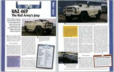 UAZ 469 - 1970/1980 A Century Of Cars - Hachette Page