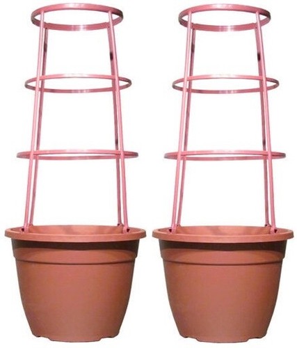 Plastic trellis planters - plastic,