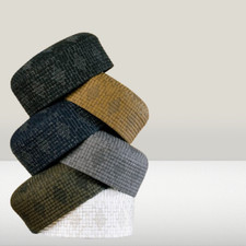 KAREEM KUFI/Muslim Prayer Hat/ Islamic cap / Namaz Kufi Double Stitched