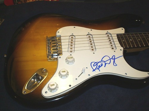 Rick derringer signed - signed, guitar