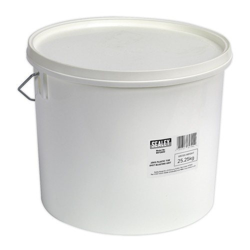 Sealey shot blasting grit 25kg - sealey,