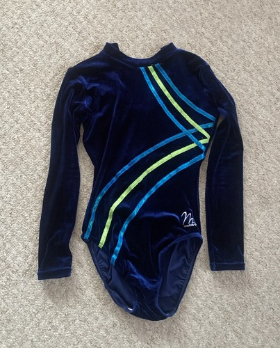Girls milano leotard royal - milano,