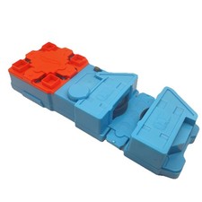 Hot Wheels Track Powered Booster Unit Blue - Car Launcher Battery Operated