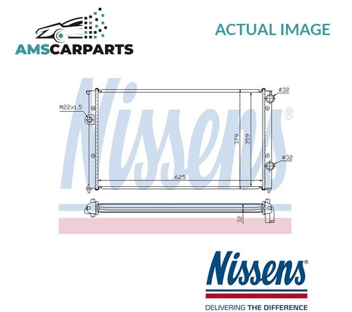 Engine cooling radiator 65243 - engine,