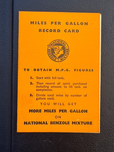 National benzole miles - benzole, per