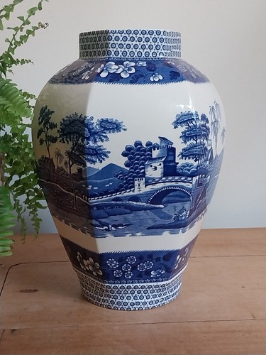 Vintage spode blue tower - vintage, "blue
