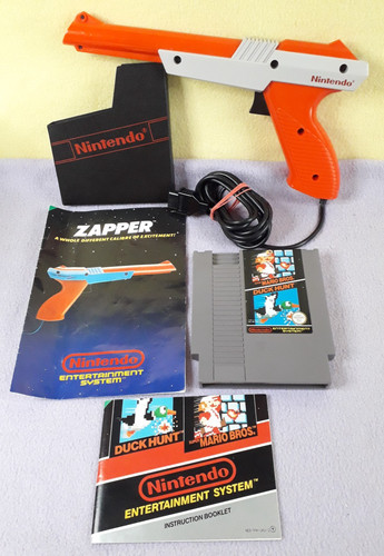 Nintendo nes zapper gun with - nes,