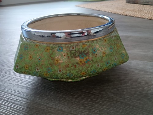 Vintage cloisonne chrome - cloisonne, rim
