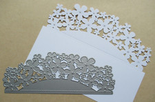 Large Blossom Flower Shaped Edge Metal Die Cutter / Wedding Stationery