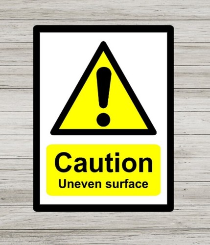 Metal signs caution - metal, signs,