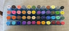 48 spectrum Aqua Markers Watercolour Pens & Storage Trays