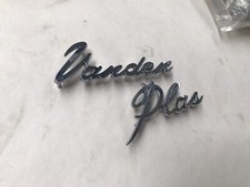 Daimler Vanden Plas Chrome Boot Emblems ~ Jaguar XJ6  - Genuine NOS