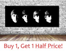 THE BEATLES WALL ART CANVAS