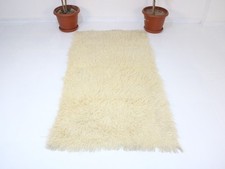 Beige Sheepskin Shaggy Rug