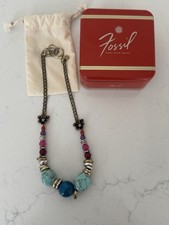 Fossil Beaded Necklace