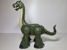 Imaginext Mechanical Dinosaur Mega Apatosaurus Toy Walks Sounds See Description