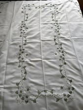 Vintage large oval - large, tablecloth