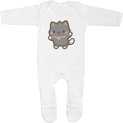 Cute grey fluffy kitten baby - grey, kitten'