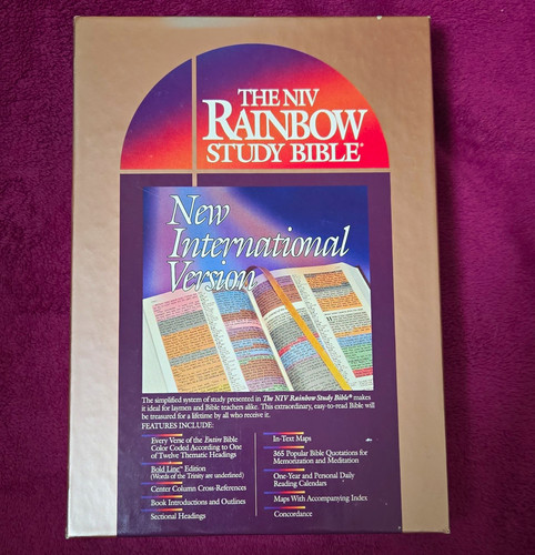 The niv rainbow study bible - the,