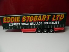 Corgi 1:50 Scale 3 Axle Curtainside Trailer - Eddie Stobart Ltd in VGC.