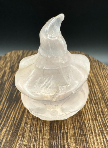 Crystal pumpkin clear - pumpkin, quartz