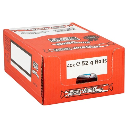 Maynards wine gums rolls box - maynards,